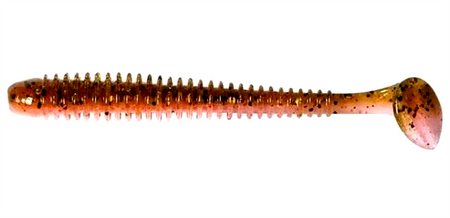 Guma Keitech Swing Impact 2.5" | 6,35cm | LT#52 Green Pumpkin Pink | 10 szt.
