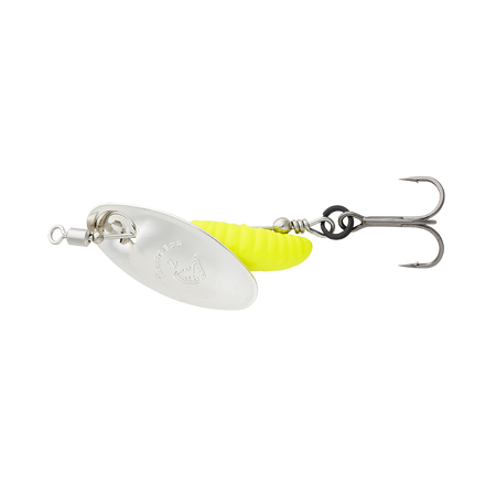 Obrotówka Savage Gear Grub Spinners #2 | Silver Yellow