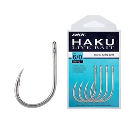 Haczyki sumowe BKK Haku Livebait | #4/0 | 5 szt.
