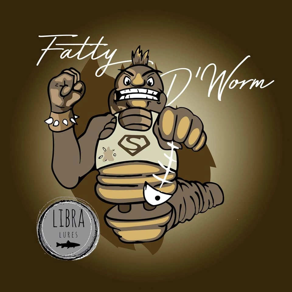 Przynęta LIBRA LURES Fatty D'Worm 7.5cm - 001 - white - 8szt (bez zapachu)
