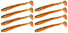 Guma Keitech Swing Impact 4" | 10,2cm | LT#05 Angry Carrot | 8 szt.