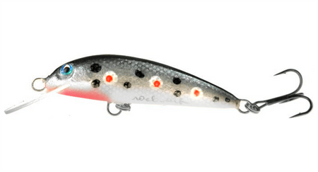 Wobler Wob-Art Ciernik 5cm | pływający | Pstrąg Silver