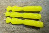 Guma Great Fish GF2 Leech 6cm | Yellow -Krewetkowy - 10 szt.