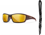 Okulary Wiley X TIDE Gold Mirror Matte Hickory Brown Frame