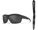 Okulary Wiley X Omega Captivate Polarized Grey Black Ops - Matte Black Frame