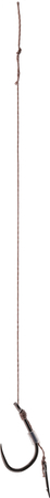 Przypony do methody Mikado z igłą- hak bez zadziora nr 6 DB / plecionka: 0.12mm/10cm - 8szt.