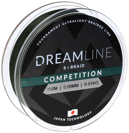 Plecionka Mikado DreamLine Competition green | 0,18mm | 18,32kg | 150m