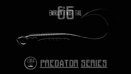 Przynęta Libra Lures Embrion Twist Tail 1.75" | 4.5 cm | 033 - Motor Oil Brown | 12 szt.