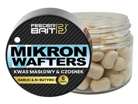Feeder Bait Mikron Wafters  4/6mm | Kwas masłowy&Czosnek | 25ml