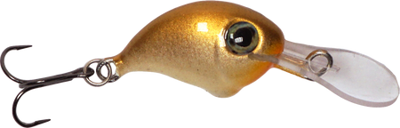 Wobler A.J Lures Żniwiarz SDR 2.5cm - tonący - Perłowo Złoty