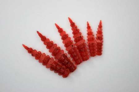 Przynęta FISHCHASER Drago Worm / 2.7cm / 10szt. / Chilli And Pepper