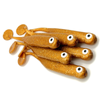 Guma Great Fish GF1 Ripper 7cm | Gold | Bezzapachowy | 6 szt.