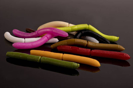 Przynęta Libra Lures Fatty D'Worm Tournament 5.5cm | 005 - Cheese | ser | 12 szt.