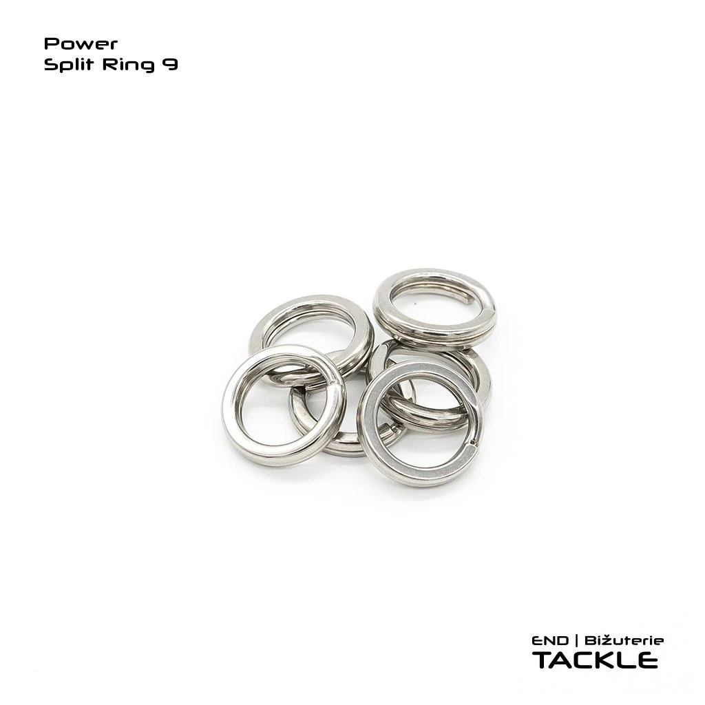 Kółka Łącznikowe VAGNER Power Split Ring / rozmiar 9 / 8szt.