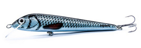 Wobler Engima Baits Sandaczowy 10,5cm | Niebieski | pływający