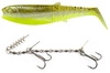 Zestaw Guma SAVAGE GEAR Cannibal 17,5cm 52g Green Pearl Yellow + Dozbrojka Vis Vangen