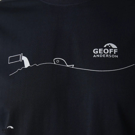 T-shirt Geoff Anderson Organic Tee | Black Pollution | L