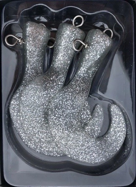 Headbanger Tail zapasowe ogonki Silver Glitter