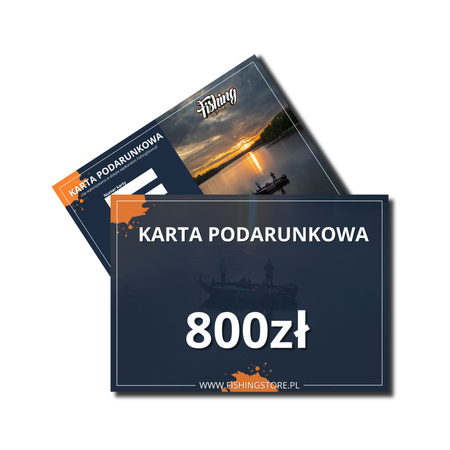Karta podarunkowa o wartości 800zł | elektroniczna (dostawa natychmiastowa)