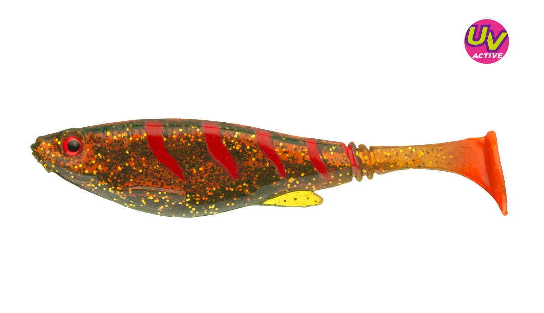 Guma DAIWA Belly Shad - 6cm - Motor Oil Tiger