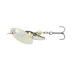 Obrotówka SAVAGE GEAR Sticklebait Spinner #3, 9.1g Green Silver Ayu
