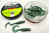 Guma Great Fish GF1 Twister 4,9cm | Colorful Glitter | rybny | 10 szt.