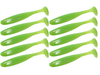 Guma Keitech Easy Shiner 3" | 7,6cm | #026 Clear Chartreuse Glow | 10 szt.