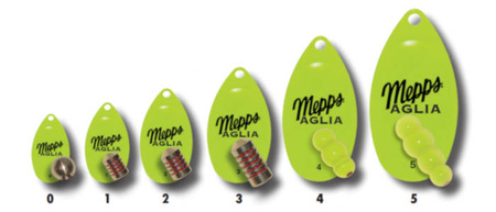 Obrotówka Mepps Aglia #4 | 9g | Złota