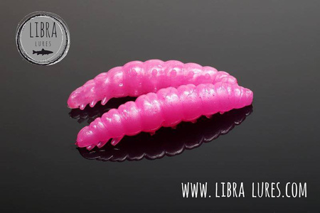 Przynęta Libra Lures Larva 3.5cm | 018 - Pink Pearl | brak zapachu | 12 szt.
