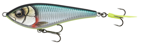 Wobler Savage Gear Deviator Swim 12,5cm | Green Silver | wolno tonący