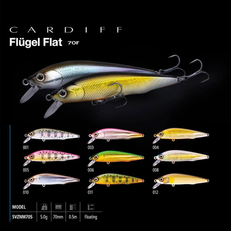 Wobler Shimano Flügel Flat 70F | 001 YAMAME