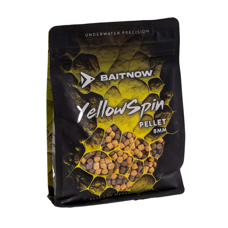 Pellet Baitnow Method Feeder Yellow Spin 8mm | 800g 