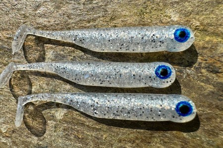 Guma Great Fish GF1 4,9cm | White Pearl | bezzapachowy | 10 szt.