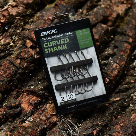 Haczyki Karpiowe BKK Curved Shank | #2 | 10 szt.