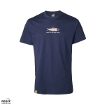 T-shirt Geoff Anderson Organic Tee | Navi Peace Trout | M