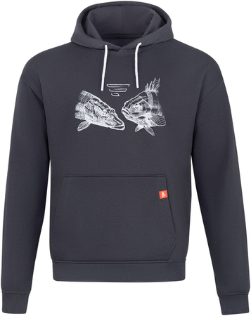 Bluza z kapturem Favorite Fish dialog dark grey | rozm. L