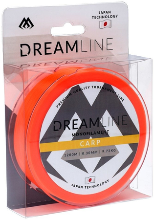Żyłka Mikado DreamLine Carp (FLUO ORANGE) - 0.30mm / 9.73kg / 1200m