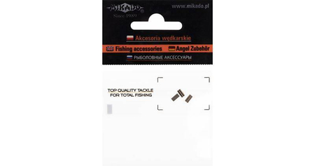 Tulejki Mikado zaciskowe | podwójne | - rozm. 0.9mm - 10szt.