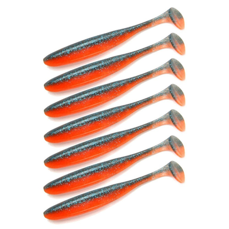 Guma Keitech Easy Shiner 4" | 10,16cm | LT#07 Blue Watermelon | 7 szt.
