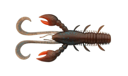 Guma Berkley Hollow Craw 7cm | Dark Cray UV Claw