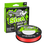 Plecionka Berkley Sick Braid 8 Red 0.06mm | 5.4kg | 150m