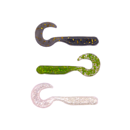 Guma Great Fish GF1 Twister Baby 3cm | Typ Od Ryb Special Edition | Bezzapachowy | 21 szt.