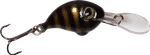 Wobler A.J Lures Żniwiarz SDR 2.5cm - tonący - Czarny w Złote Paski