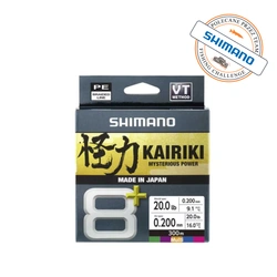 Plecionka Shimano Kairiki 8+ 0.19mm | 12.8kg | 150m | Lime Green