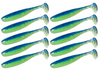 Guma Keitech Easy Shiner 3" | 7,6cm | LT#60 Blue X Chart | 10 szt.
