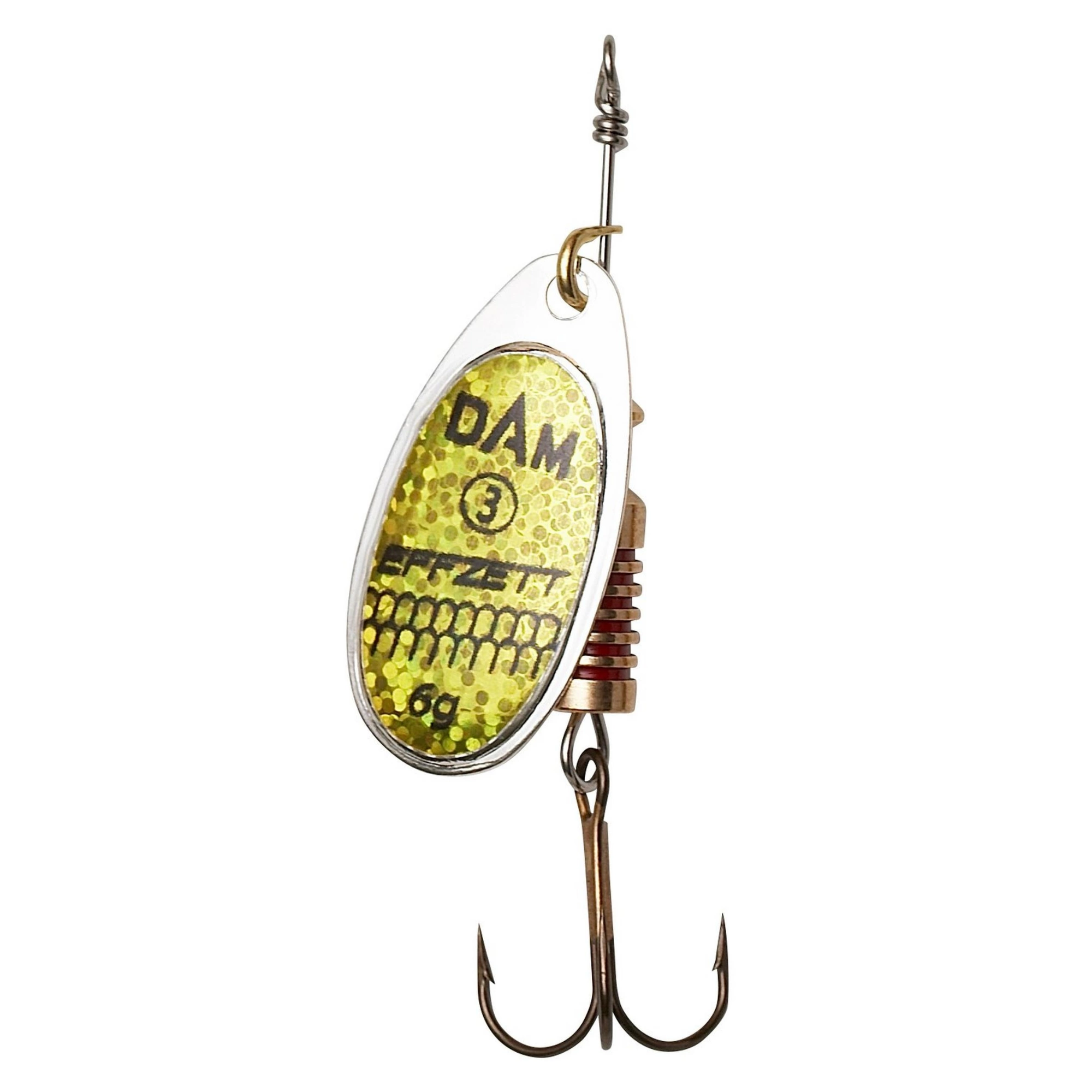 Obrotówka DAM EFFZETT Standard Spinner #1 3g Reflex Gold