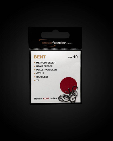 Haczyki Esca Feeder Bent - rozm. 12 - bezzadziorowe
