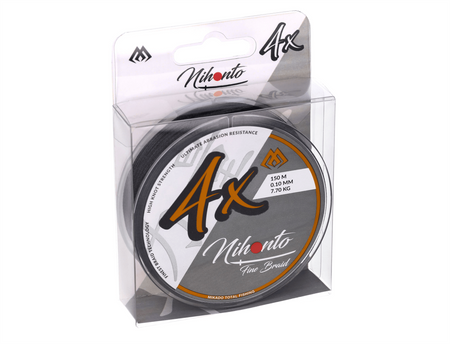 Plecionka Mikado Nihonto Fine Braid 0,08 mm | black | 150m