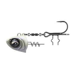 Główka z wkrętką Savage Gear Monster Vertical Heads 60g | #1/0 | Pearl White