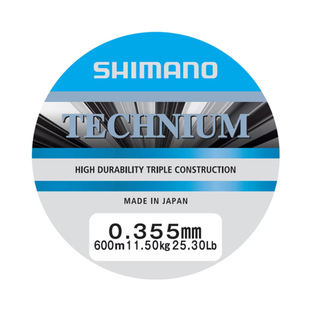 Żyłka Shimano Technium A 0.355mm | 11,5kg | 600m | Szary